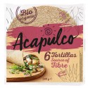 Lipii tortilla cu tarate de grau bio 240g Acapulco