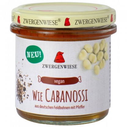 Crema tartinabila vegetala Cabanossi bio, fara gluten 140g Zwergenwiese