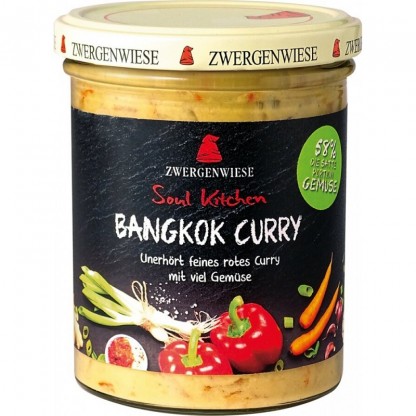 Sos Bangkok curry bio, fara gluten 370g Zwergenwiese
