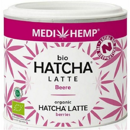 Hatcha latte cu fructe bio 45g Medihemp