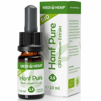 Hemp Pure 2,5% CBD bio 10ml Medihemp