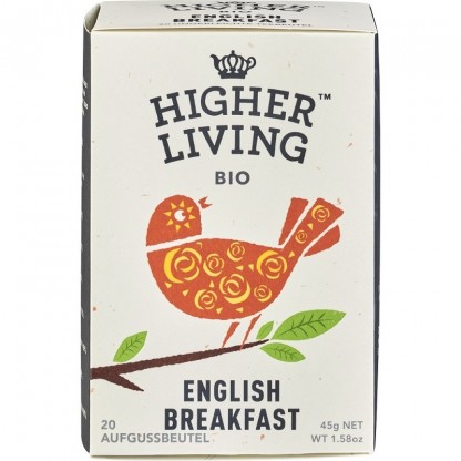 Ceai English Breakfast bio 15 plicuri Higher Living
