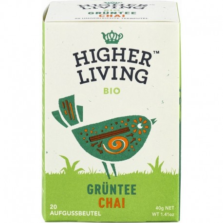 Ceai verde Chai bio 20 plicuri Higher Living