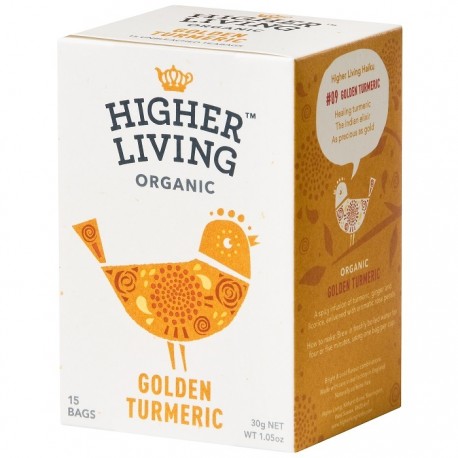 Ceai Golden Turmeric bio 15 plicuri Higher Living