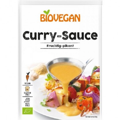 Sos Curry vegan bio, fara gluten 29g Biovegan