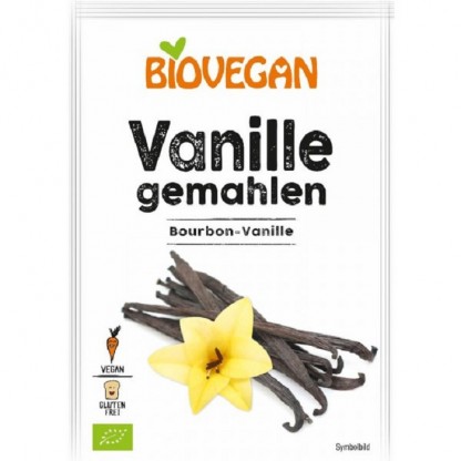 Vanilie Bourbon macinata bio, fara gluten 5g Biovegan