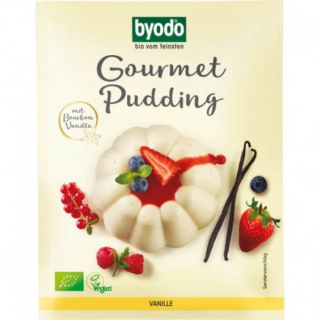 Pudra budinca de vanilie bio vegana, fara gluten 40g Byodo
