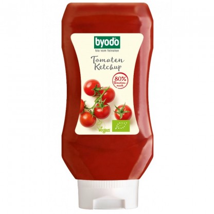 Ketchup de tomate bio, fara gluten 300ml Byodo