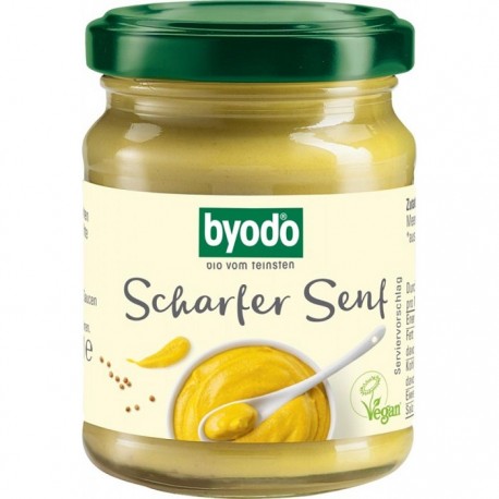 Mustar iute bio, fara gluten 125ml Byodo