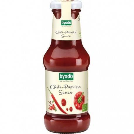 Sos de ardei cu ardei iute bio, fara gluten 250ml Byodo