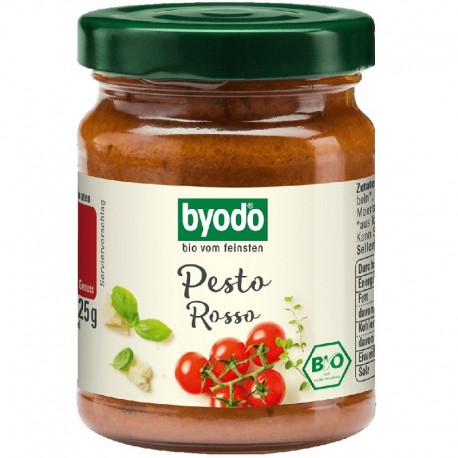 Pesto rosso bio, fara gluten 125g Byodo