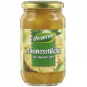 Bucati de ananas in suc propriu bio 350g Dennree