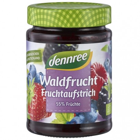Gem de fructe de padure bio 340g Dennree