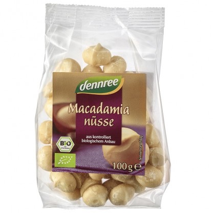 Nuci macadamia bio 100g Dennree