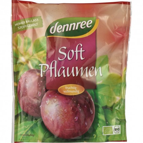 Prune soft bio, fara sulfiti 200g Dennree