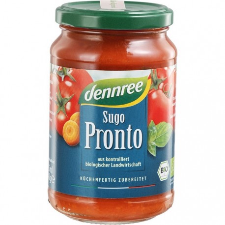 Sos de rosii bio cu legume si busuioc, Sugo Pronto 340g Dennree