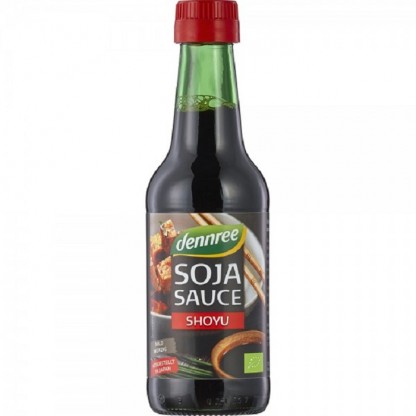 Sos de soia Shoyu, fin si picant bio 250ml Dennree