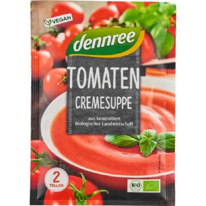 Supa crema de rosii bio, la plic 40g Dennree