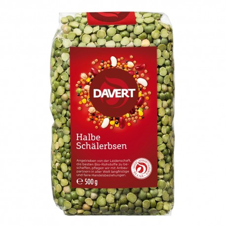 Mazare verde bio, jumatati 500g Davert