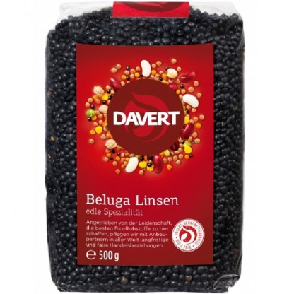Linte neagra Beluga bio 500g Davert