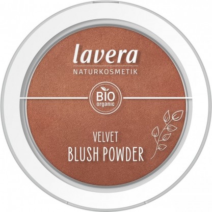 Fard de obraz bio Velvet Blush Powder, Cashmere Brown 03 Lavera