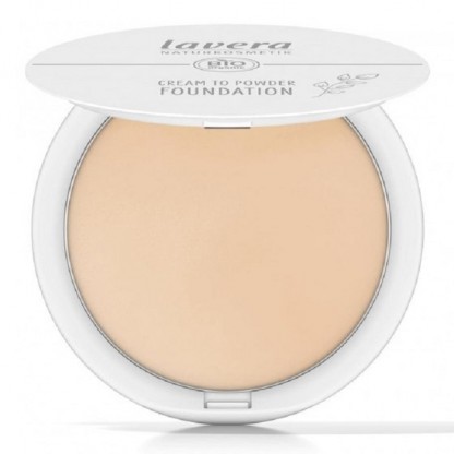 Fond de ten compact Cream to Powder, Light 01 Lavera