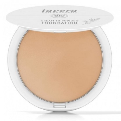 Fond de ten compact Cream to Powder, Tanned 02 Lavera