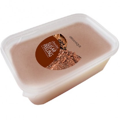Exfoliant bronzant cu zahar si ciocolata 1 kg Organique