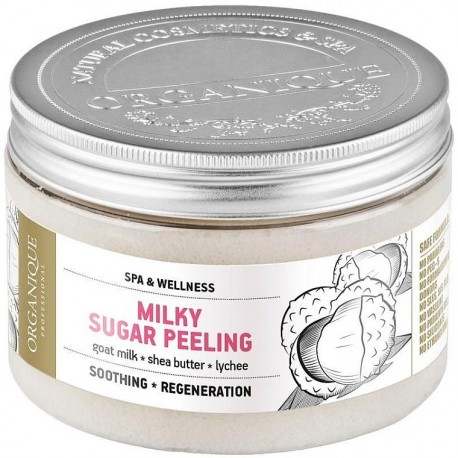 Exfoliant de corp regenerant cu lapte de capra si perle 450ml Organique