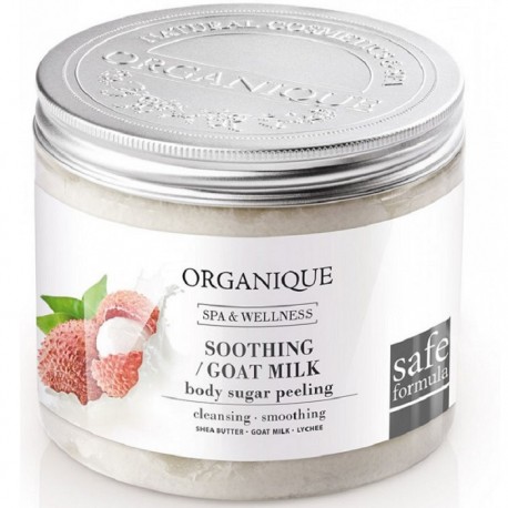 Exfoliant de corp regenerant cu lapte de capra si perle 200ml Organique