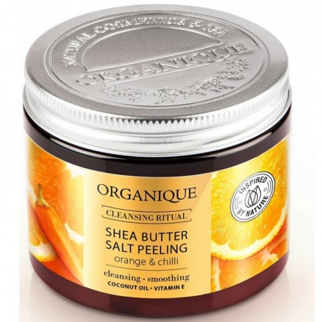 Exfoliant corporal anticelulitic cu portocale, chilli si unt de shea 200ml Organique