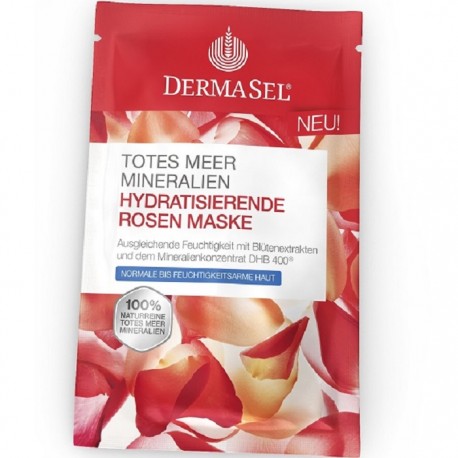 Masca de fata cu petale de trandafir 12ml Dermasel
