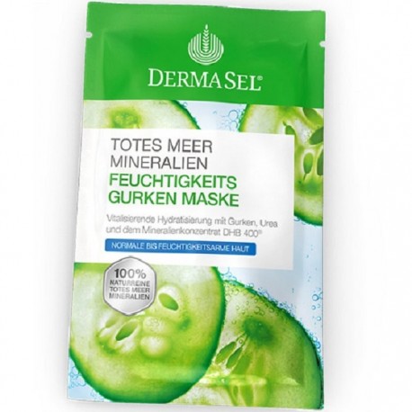 Masca de fata hidratanta cu castraveti si minerale 12ml Dermasel
