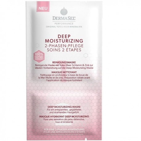 Masca faciala de intretinere in 2 faze Hyaluron Forte Deep Moisturizing 9 ml Dermasel