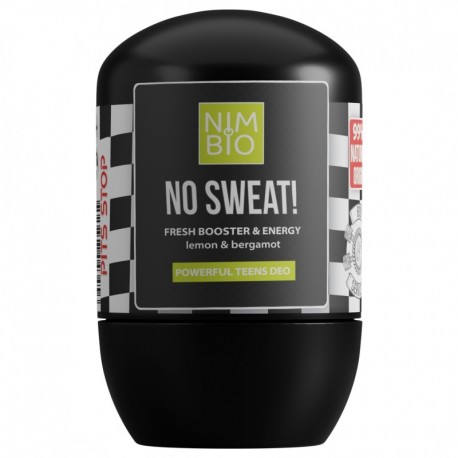 Deodorant natural pentru adolescenti No Sweat 50ml Nimbio