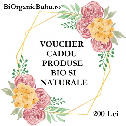 Voucher cadou produse bio 200 lei