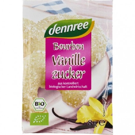 Zahar vanilat Bourbon 4x8g bio 32g Dennree