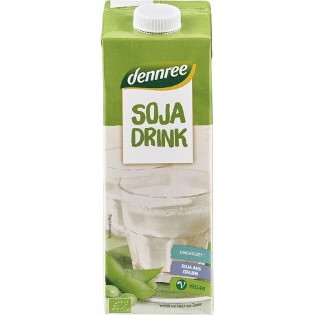 Bautura de soia bio natur, fara zahar 1 L Dennree