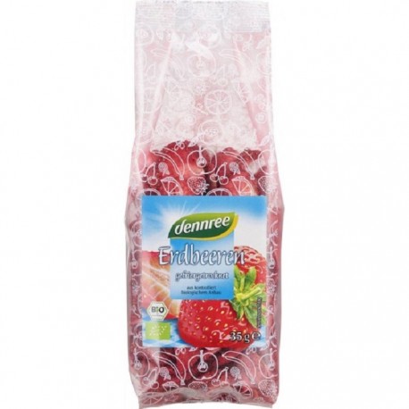 Capsune bio felii liofilizate 35g Dennree