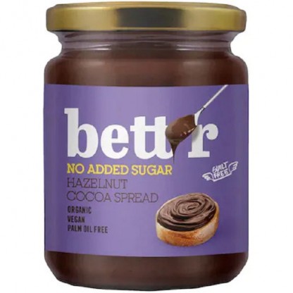 Crema de alune de padure si cacao bio 250g Bettr