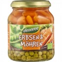 Mazare cu morcovi bio, la borcan 350g Dennree