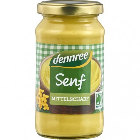 Mustar usor picant bio 200g Dennree