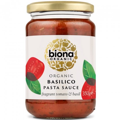 Sos de rosii cu busuioc Basilico bio 350g Biona