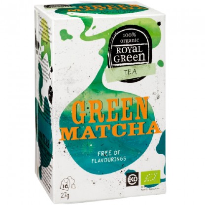 Ceai bio Green Matcha 16 plicuri Royal Green