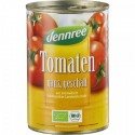 Tomate bio cojite in sos de rosii, doza 400 ml Dennree