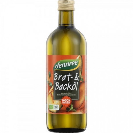 Ulei de floarea soarelui bio, pentru gatit 1 litru Dennree