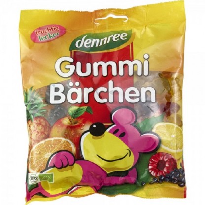 Ursuleti jeleuri din suc de fructe bio 400g Dennree