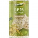 Rondele din orez expandat fara sare bio, fara gluten 100g Dennree