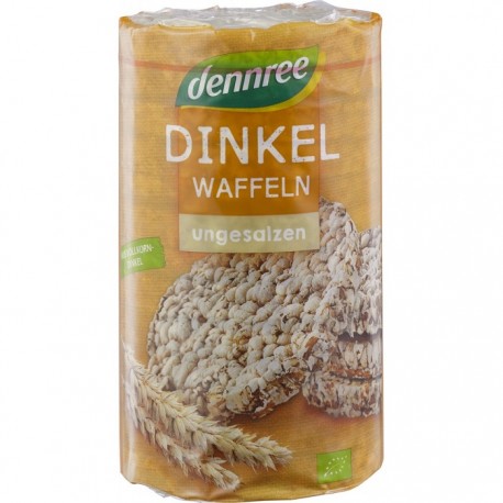 Rondele din spelta bio expandat, fara sare 100g Dennree