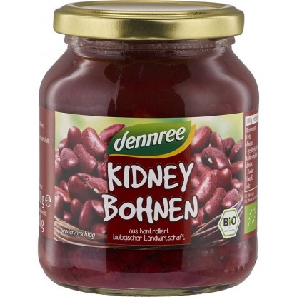 Fasole Kidney bio, la borcan 360g Dennree
